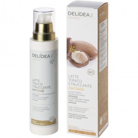 latte tonico struccante antiage argan e dattero