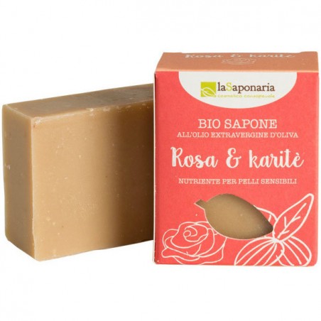 sapone rosa e burro di karitè