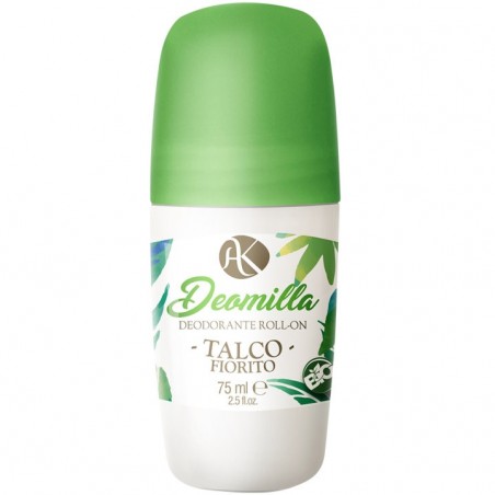 deomilla talco fiorito bio deodorante roll on