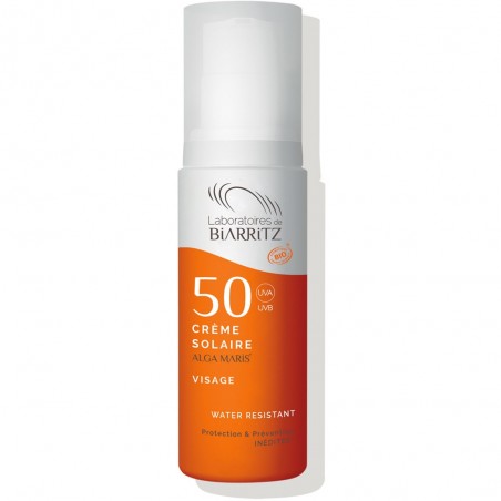 crema solare viso SPF 50 alga maris