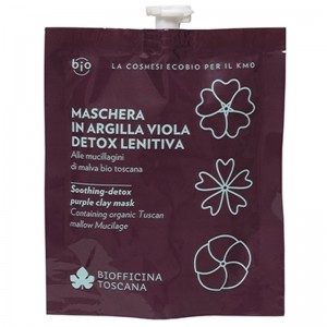 Biofficina Toscana Maschera in argilla viola detox-lenitiva