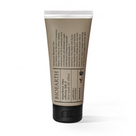 maschera viso effetto lift lampone