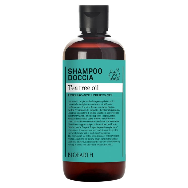 Bioearth Shampoo-doccia tea tree oil