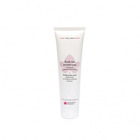 scrub viso ai frutti rossi
