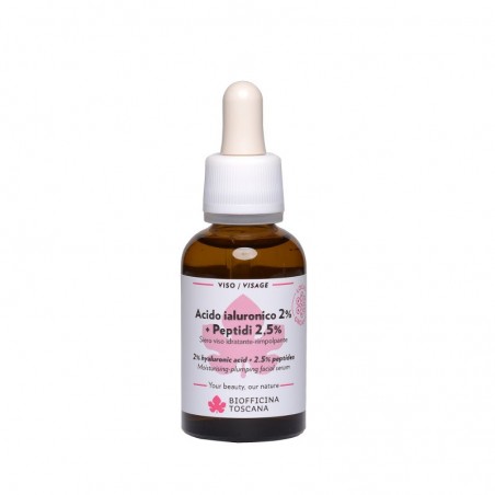 acido ialuronico 2% + peptidi 2,5%