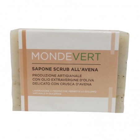 sapone vegetale scrub all'avena