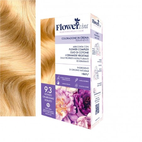 colorazione in crema per capelli  - 9.3 biondo chiarissimo dorato