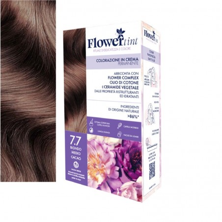colorazione in crema per capelli  - 7.7 biondo medio cacao