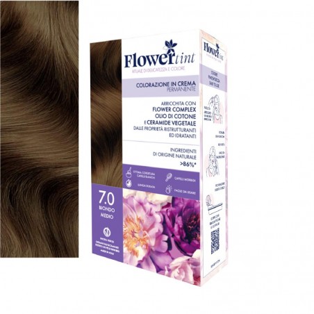 colorazione in crema per capelli  - 7.0 biondo medio