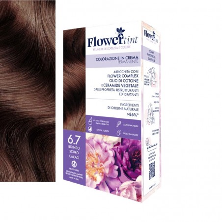 colorazione in crema per capelli  - 6.7 biondo scuro cacao