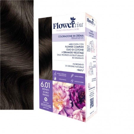 colorazione in crema per capelli  - 6.01 biondo scuro freddo