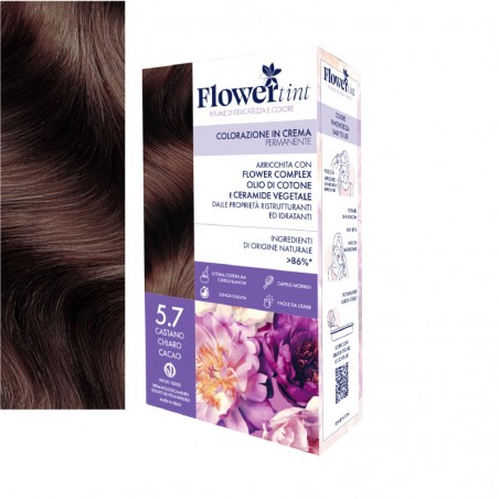 colorazione in crema per capelli  - 5.7 castano chiaro cacao