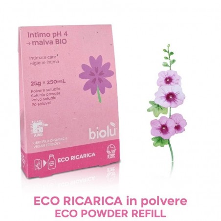 detergente intimo solubile alla malva ph 4 - 25g