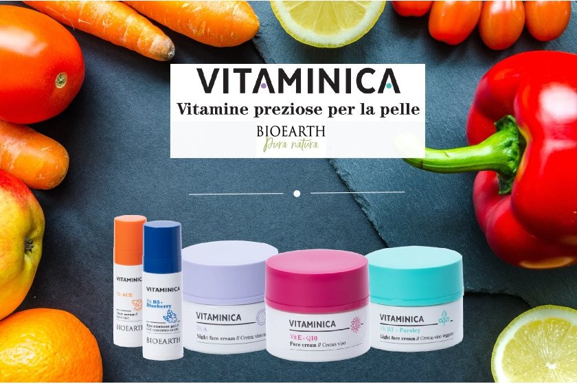 La linea cosmetica Vitaminica di Bioearth