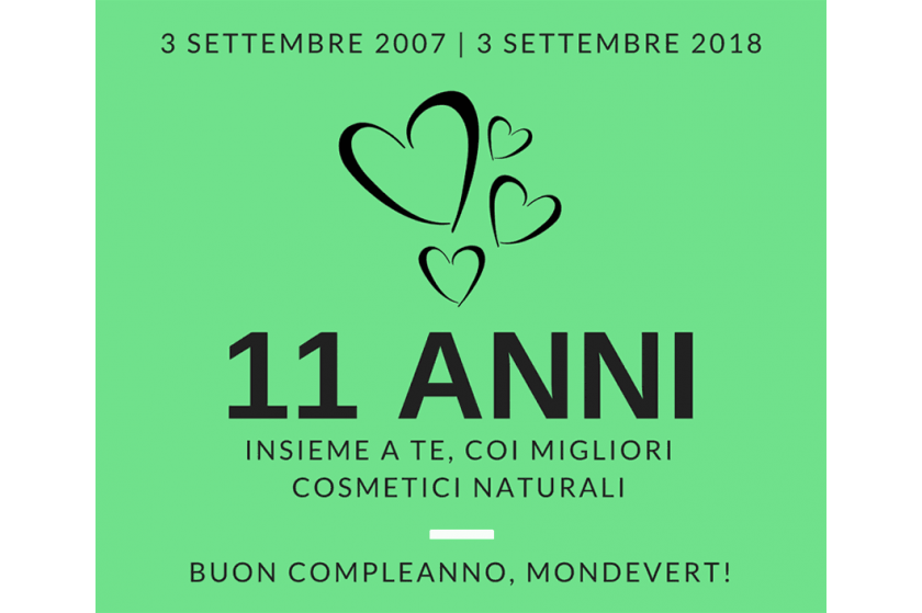 Mondevert Compie Undici Anni Tanti Auguri Mondevert